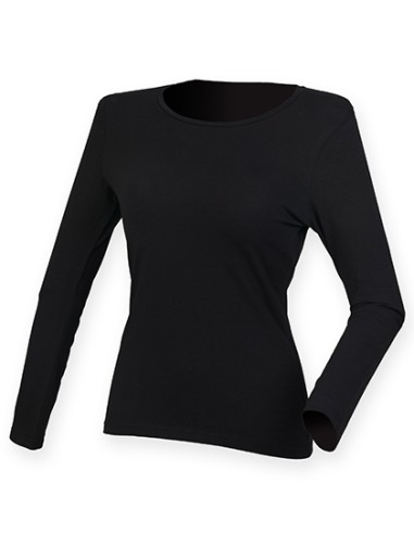 SFC-SK124-Womens Feel Good Long Sleeved Stretch T